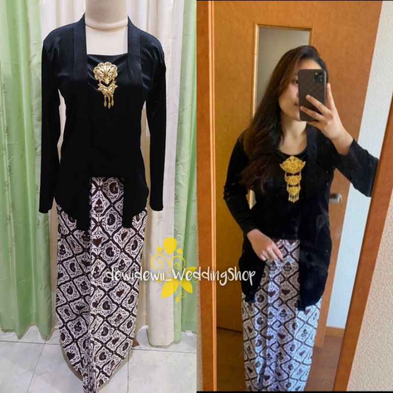 [1set] Kebaya + Jarik Instan, Motif Sido Luhu