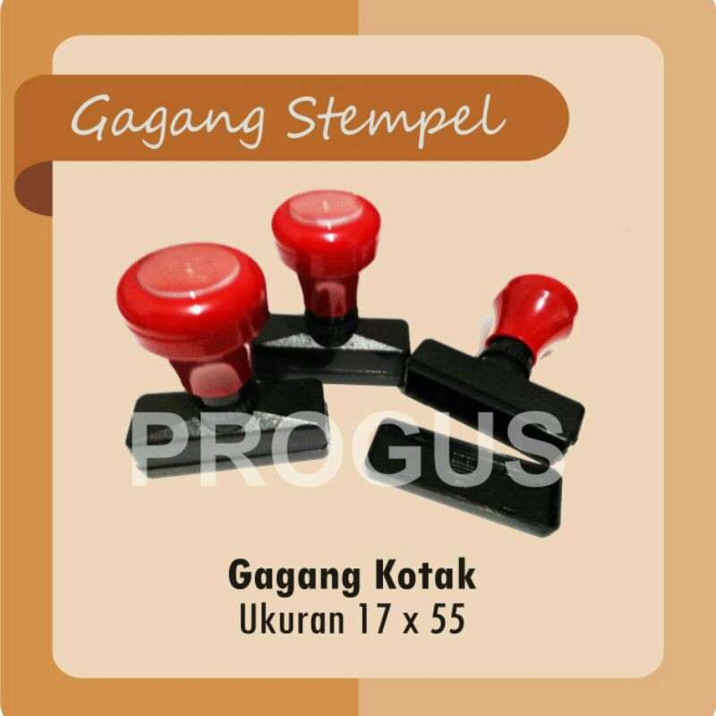 

Gagang Stempel Flash Otomatis Kotak Ukuran 17 x 55 mm