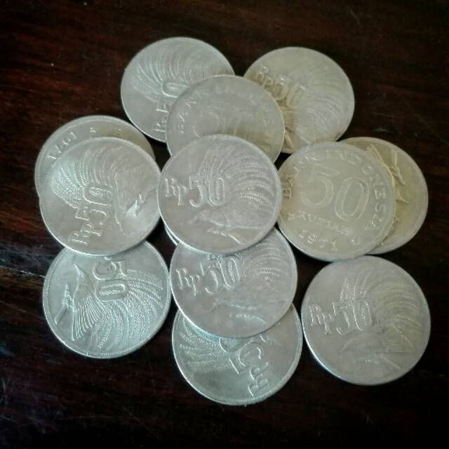 Koin 50 rupiah tahun 1971