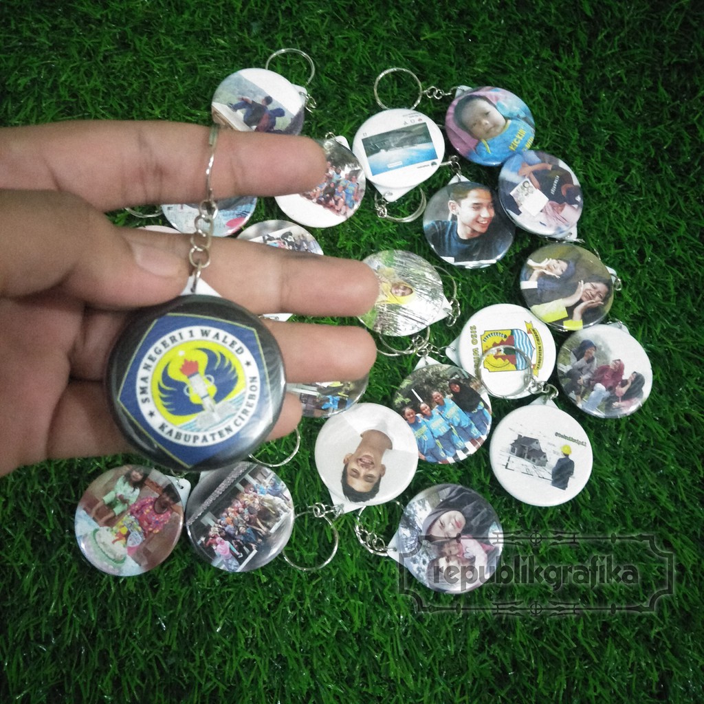GANTUNGAN KUNCI SOUVENIR CUSTOM 44MM MURAH BERKUALITAS