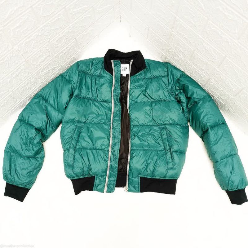 GAP ORIGINAL JAKET GUNUNG BOMBER HIJAU JAKET MOTOR LONG COAT WINTER THERMAL WINDPROOF WATERPROOF ANT