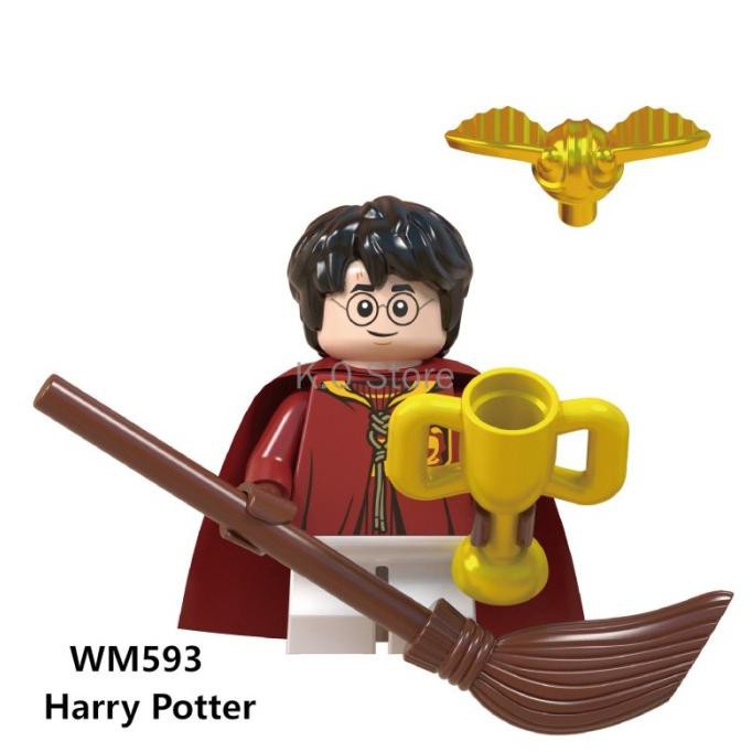 Star Wm6045 Harry Potter Hagrid Hermione Ron Lego Minifigure Brick Mainan - 590 Promo