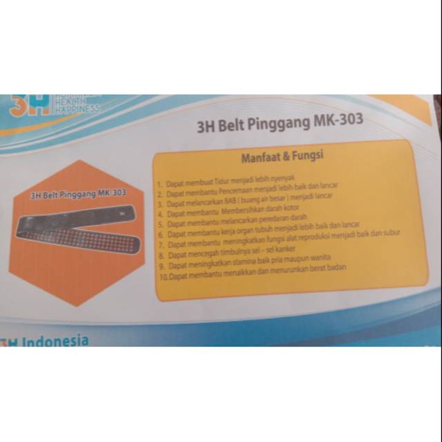Belt pinggang mk 303