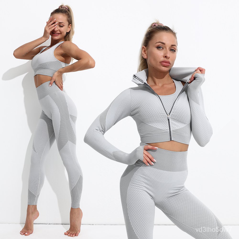 women's gray tracksuit