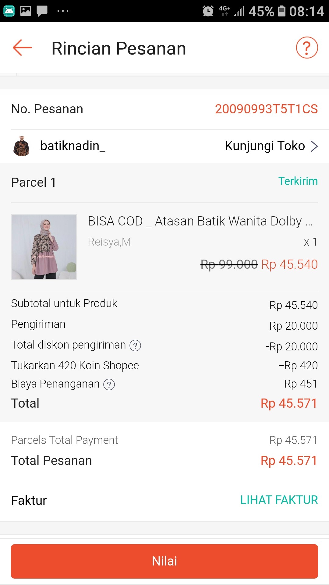 Bisa Cod _ Atasan Batik Wanita Dolby Dolbi Dobby Doby Modern Dan Terbaru 2020