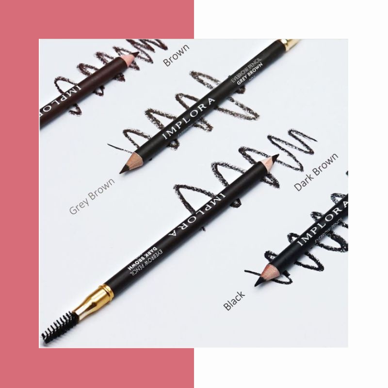 PENSIL ALIS IMPLORA / IMPLORA PENSIL ALIS 2IN1 - EYEBROW PENCIL ORIGINAL BPOM