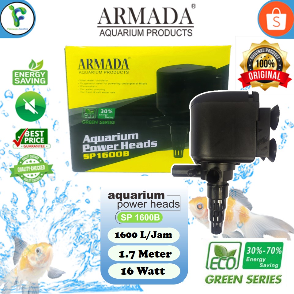 Armada SP 1600B - Mesin Pompa Aquarium/Aquarium Power Heads 16W