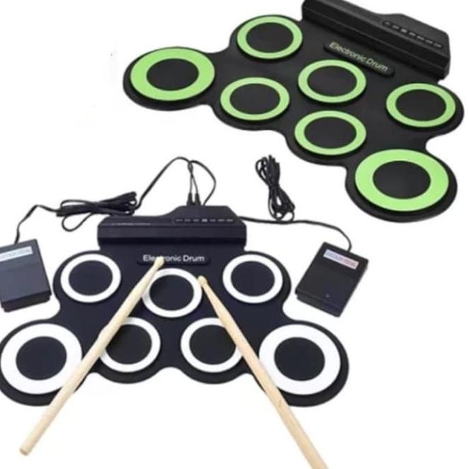 Alat Musik Drum Pad Elektrik Portable