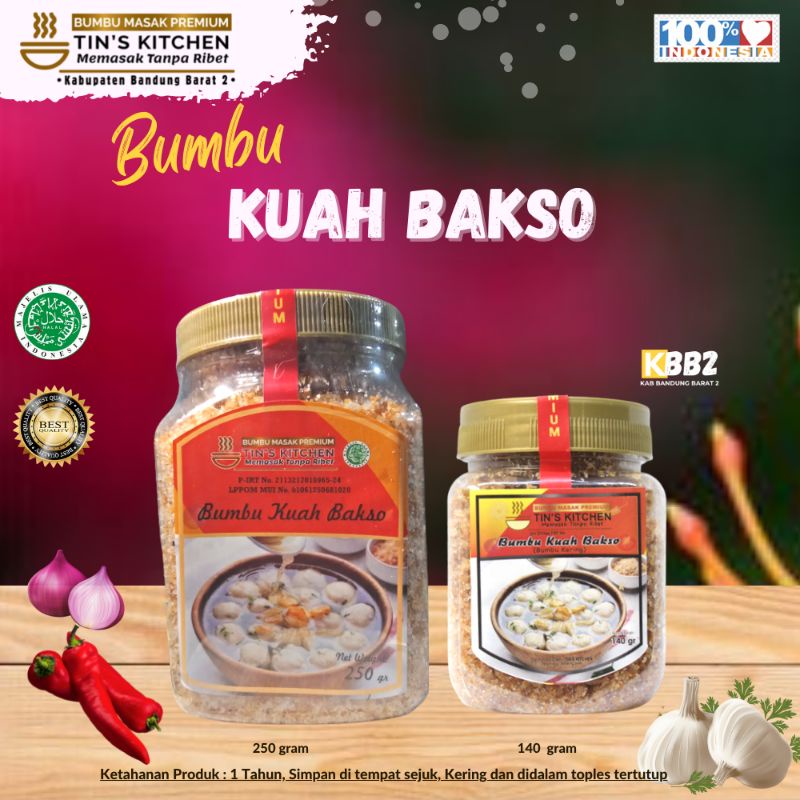 

Bumbu Kuah Bakso baso special bumbu masak instan Tins Kitchen shabu tekwan kuah mie sop sup