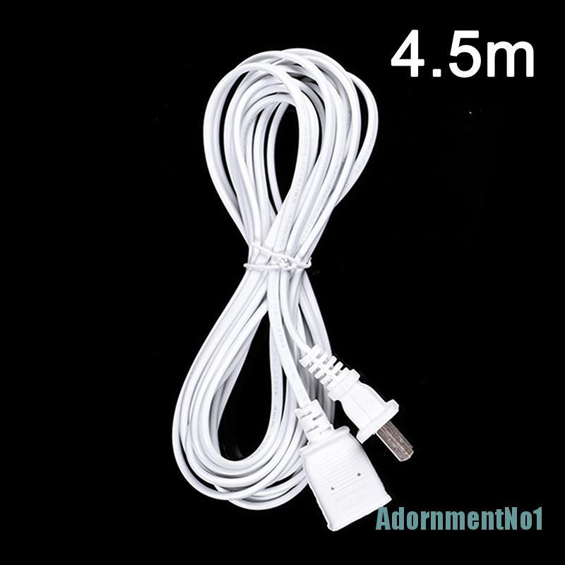 (Adornmentno1) Kabel Extension Power Ac Plug Us Panjang 4.5m