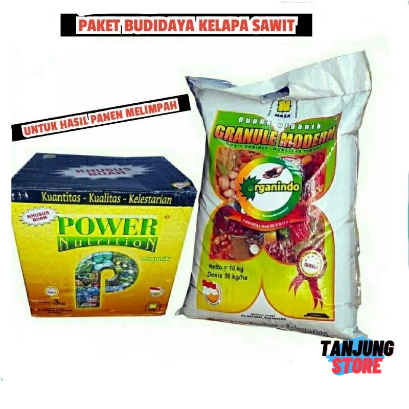 Jual Paket Pupuk Budidaya Kelapa Sawit Power Nutrition Supernasa Granule Original Nasa 7753