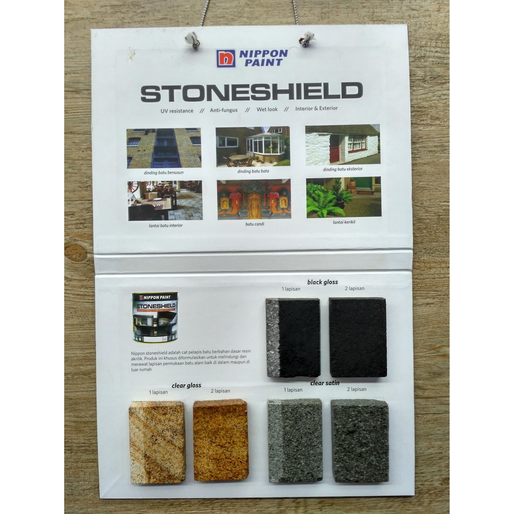 Nippon Paint Stoneshield Cat Pelapis Batu Alam 1LT