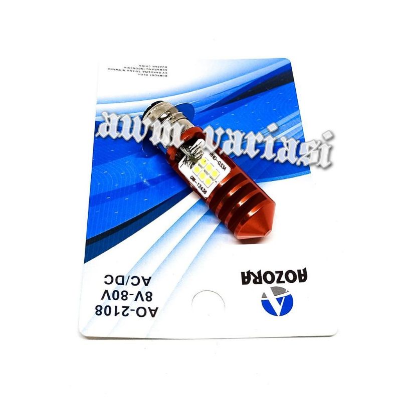 New Lampu motor depan H6 AC DC WARNA PUTIH NYAL motor matic bebek atau universall all motor warna rondom