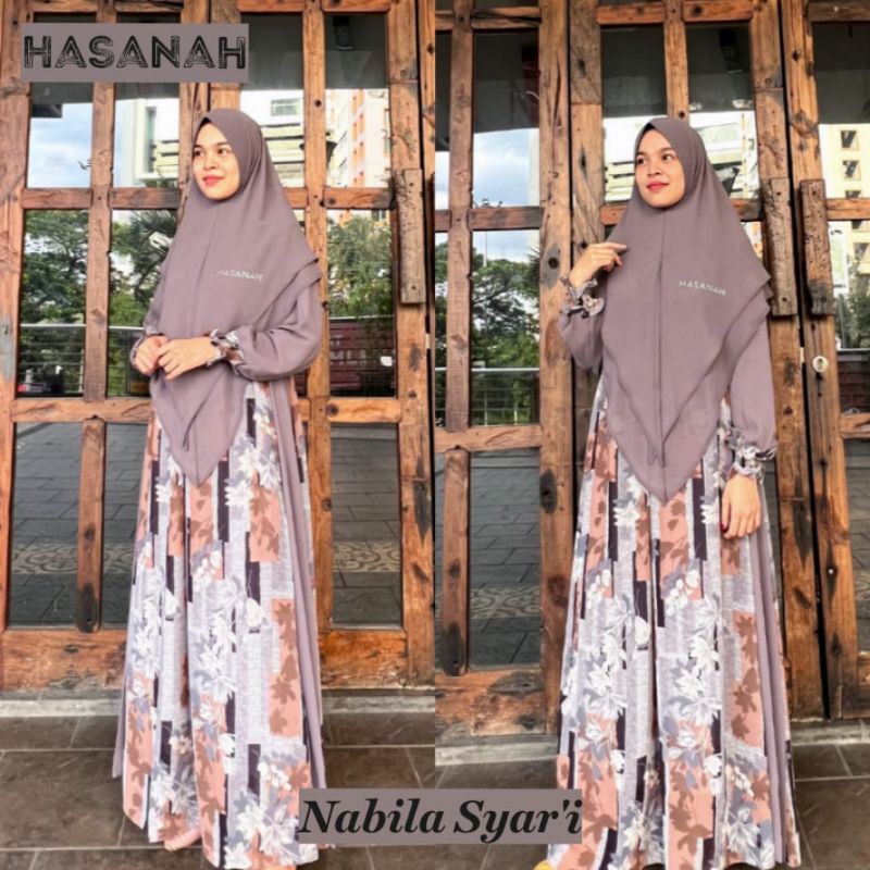GAMIS SYAR'I NABILA SET ORIGINAL HASANAH