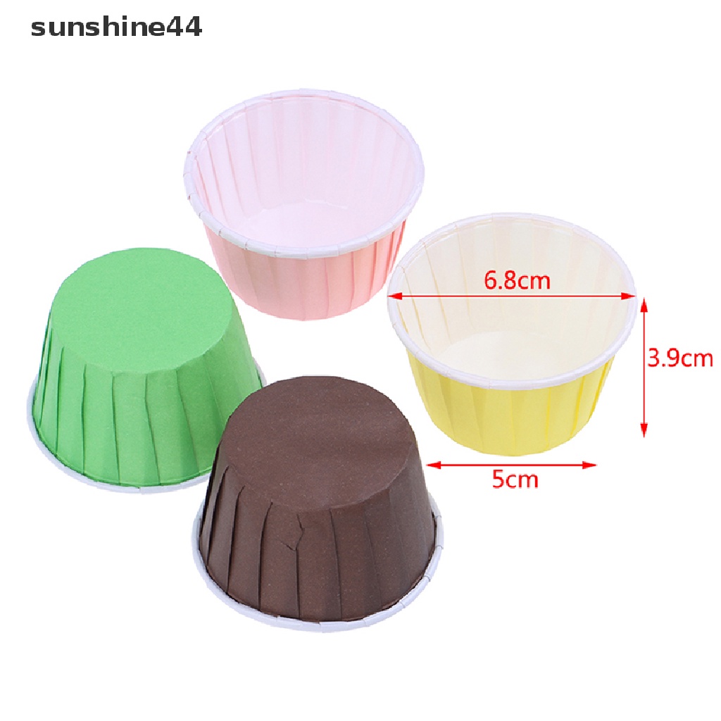 Sunshine 50pcs Kertas Pembungkus Cupcake / Muffin