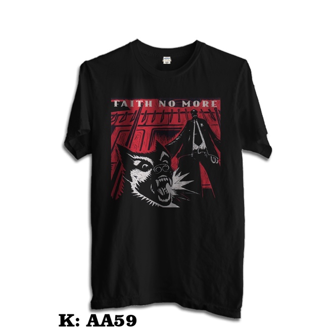 KAOS DISTRO FAITH NO MORE HITAM