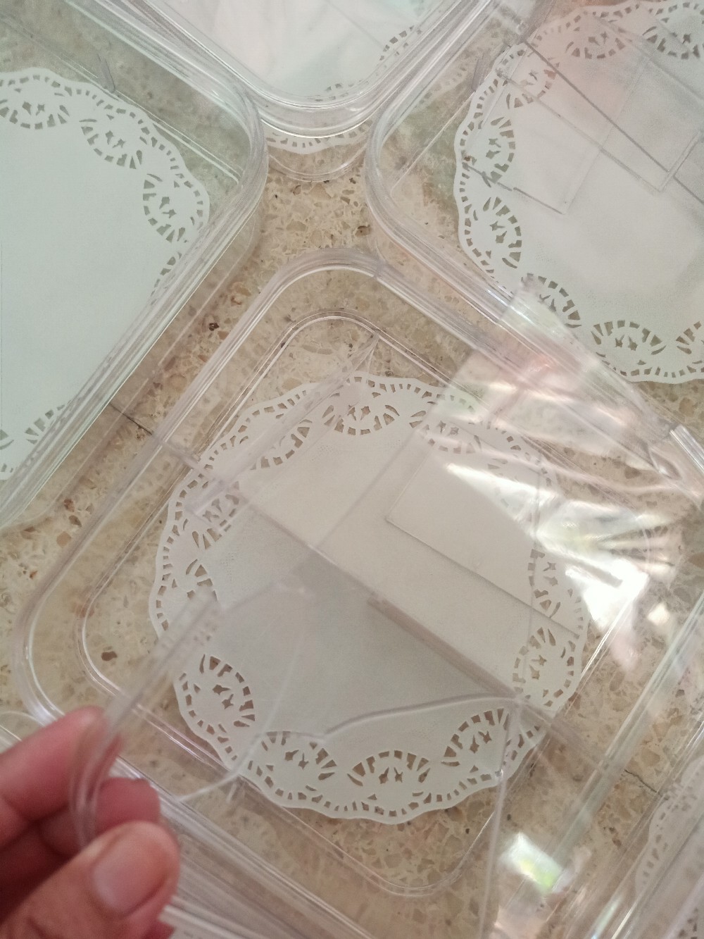 Toples Kue Kering Sekat 4 Nuai Sn 818/toples Lebaran