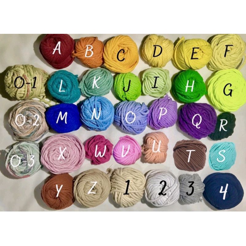 Tali Macrame 4mm || Benang macrame || Tali katun eceran