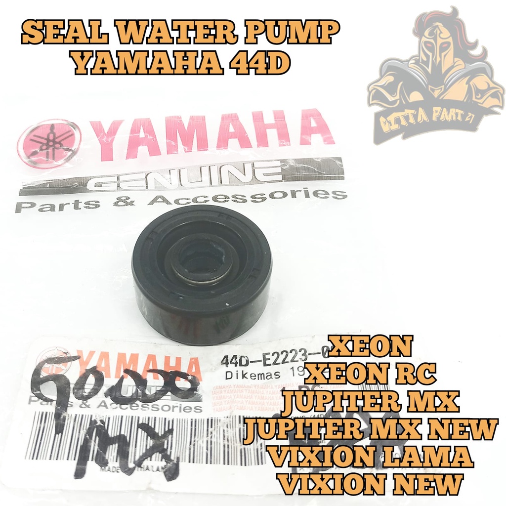 OLI OIL SEAL WATER PUMP YAMAHA 44D KUALITAS ASLI ORIGINAL YAMAHA YGP PRESISI KARET BERKUALITAS TIDAK MUDAH KERAS TAHAN PANAS DAN TIDAK NGEMBANG DAN DIJAMIN AWET XEON RC XEON JUPITER MX JUPITER MX 135 NEW VIXION LAMA VIXION NEW