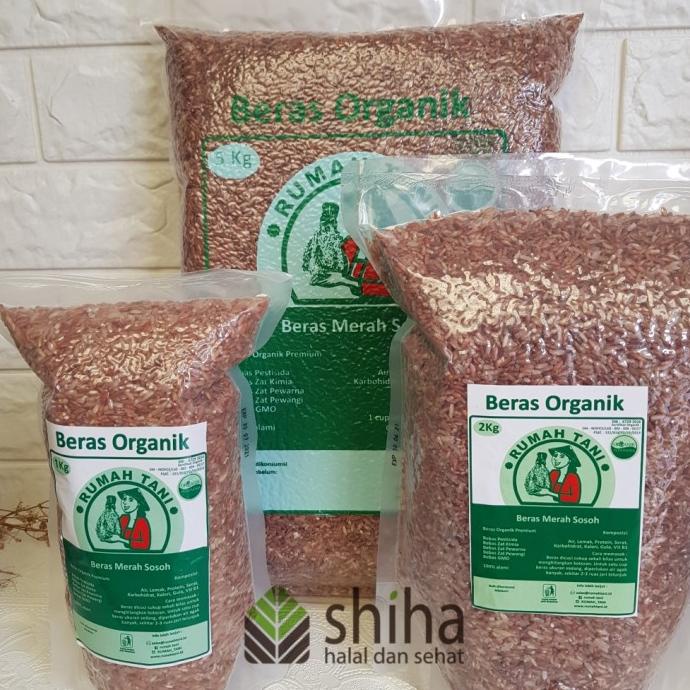 

Beras Merah Organik Sosoh Rumah Tani (organic certified) 5 kg