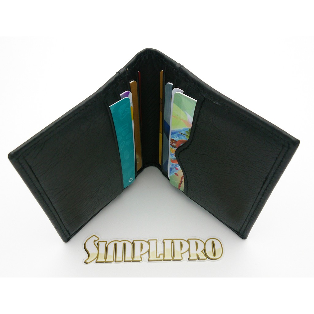 Dompet Kartu Tipis Kulit Asli (Slim Card Holder Wallet)