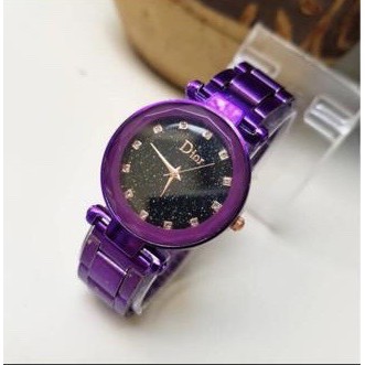 JAM TANGAN WANITA MURAH DR RANTAI KRISTAL MDL MAGNET ARLOJI GROSIR / DR032