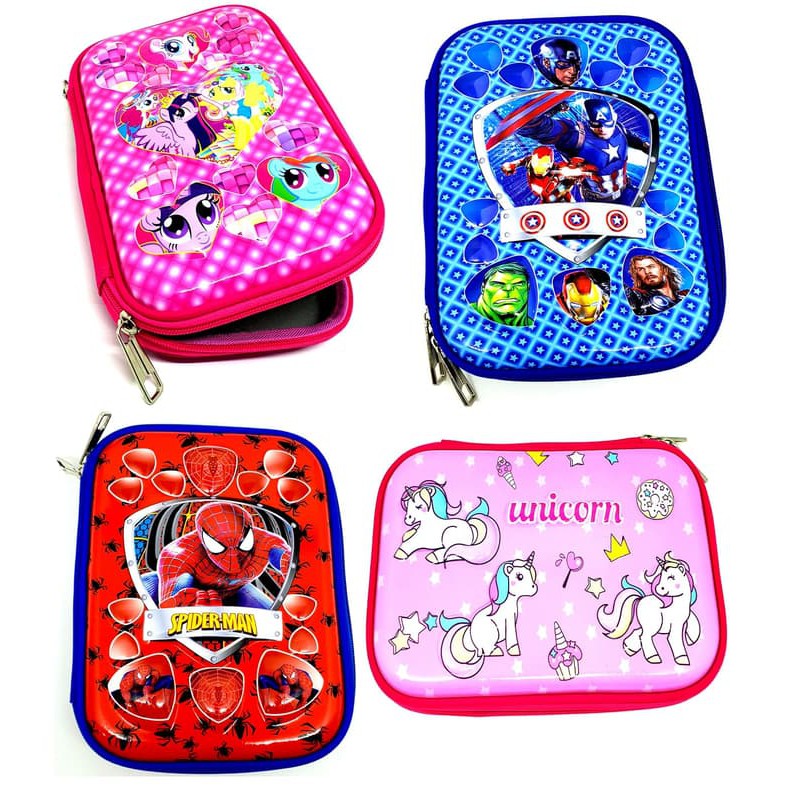 

Kotak pensil jumbo timbul 7d tempat pensil embos