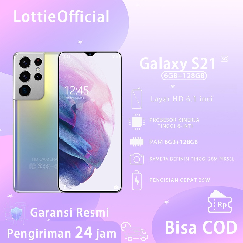 【Flash Deal】Ponsel terbaru 2021+COD+ pengiriman lokal 24jam] besar 6GB ROM 128GB Ponsel murah S21 Ultra Plus 5.8 inci 5G Smartphone Ponsel Android10.0 handphone hp murah 300 ribuan 4G asli Reno6 Reno4 M3