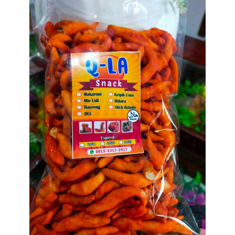 

camilan Bolot pedas250g