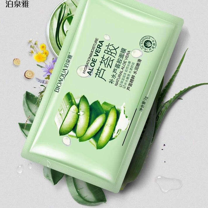 ALOEVERA GEL MASK / MASKER PELEMBAB WAJAH / MASKER WAJAH - 46623