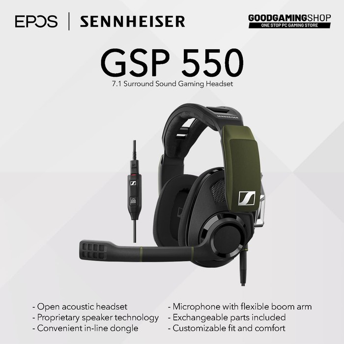 epos sennheiser gsp 550