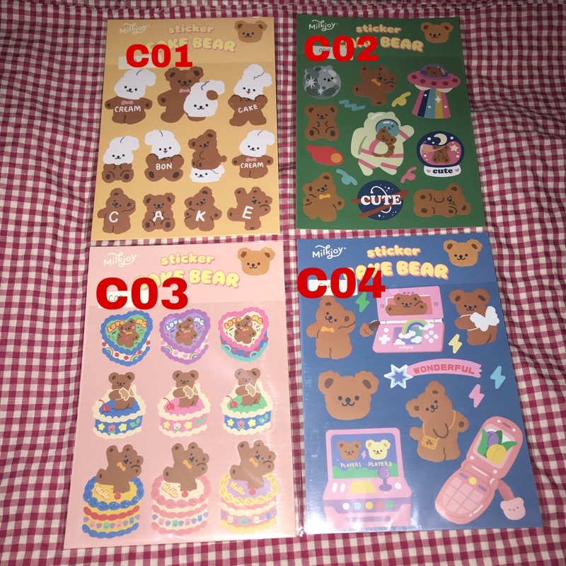 

sticker pack bear edition