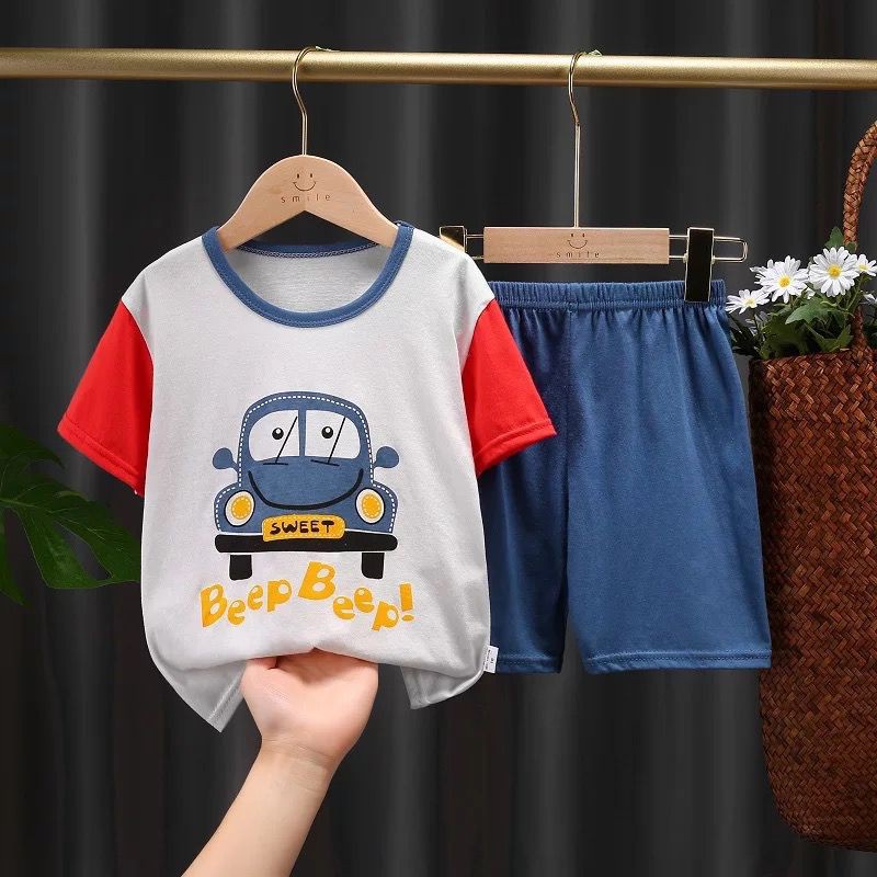 Setelan bayi / pakaian Anak Setelan pendek Anak 0-2 tahun / Setelan Anak Setelan bayi Baju bayi Setelan bayi kembar Setelan pendek UNISEX