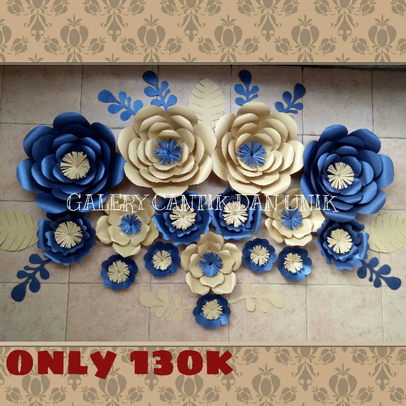 

paper flower bunga kertas