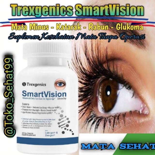 Obat Mata Minus Plus SmartVision Trexgenics Eye Care