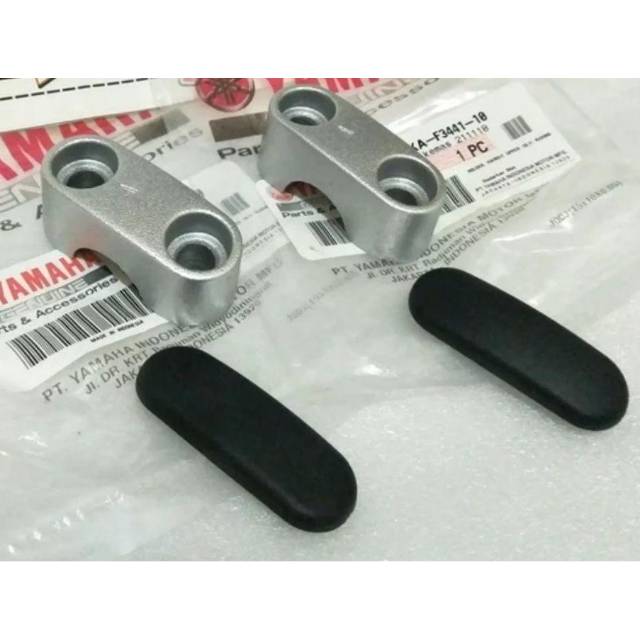 (Bisa COD) Raiser tutup klem pegangan stang stir dan tutup rx king new vixion old vixion new