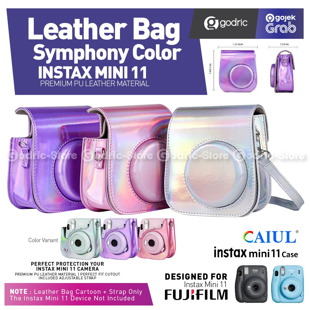 Leather Bag SYMPHONY COLOR Fujifilm Instax Mini 11 Tas