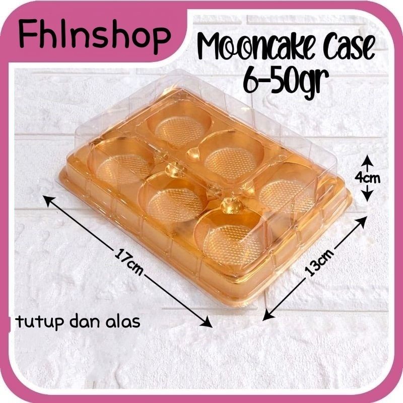 

(5pcs)mika mooncake 6 lubang/ case kue mooncake/souvenir hampers