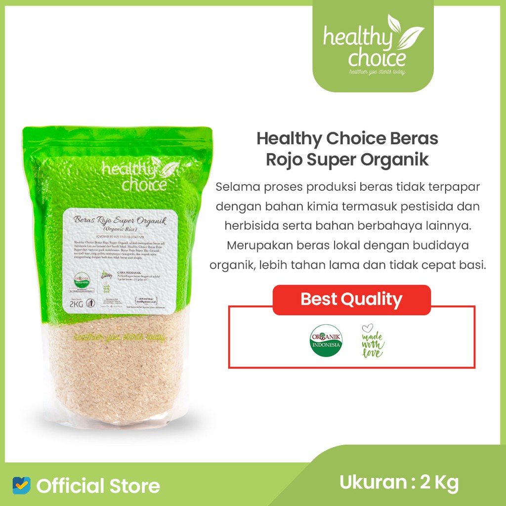 

Healthy Choice Beras Rojo Super Organik 2 kg