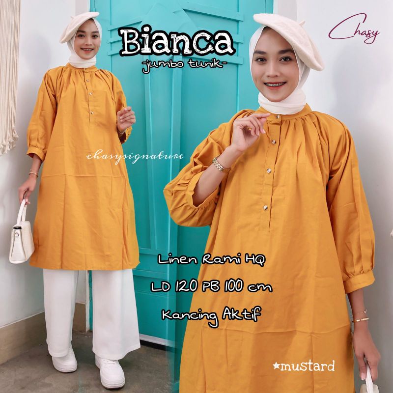 Bianca Jumbo Tunik//Tunik//Tunik Wanita//Tunik Muslim//Tunik Daily//Tunik Wanita//Tunik Muslim