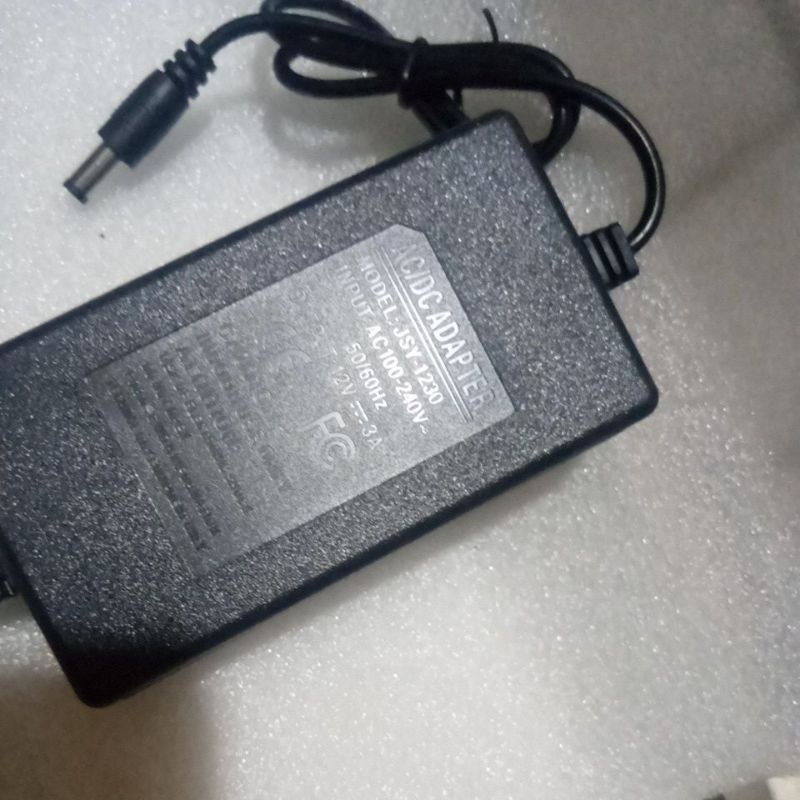 Adaptor 12v DC Output 3A (36Watt)