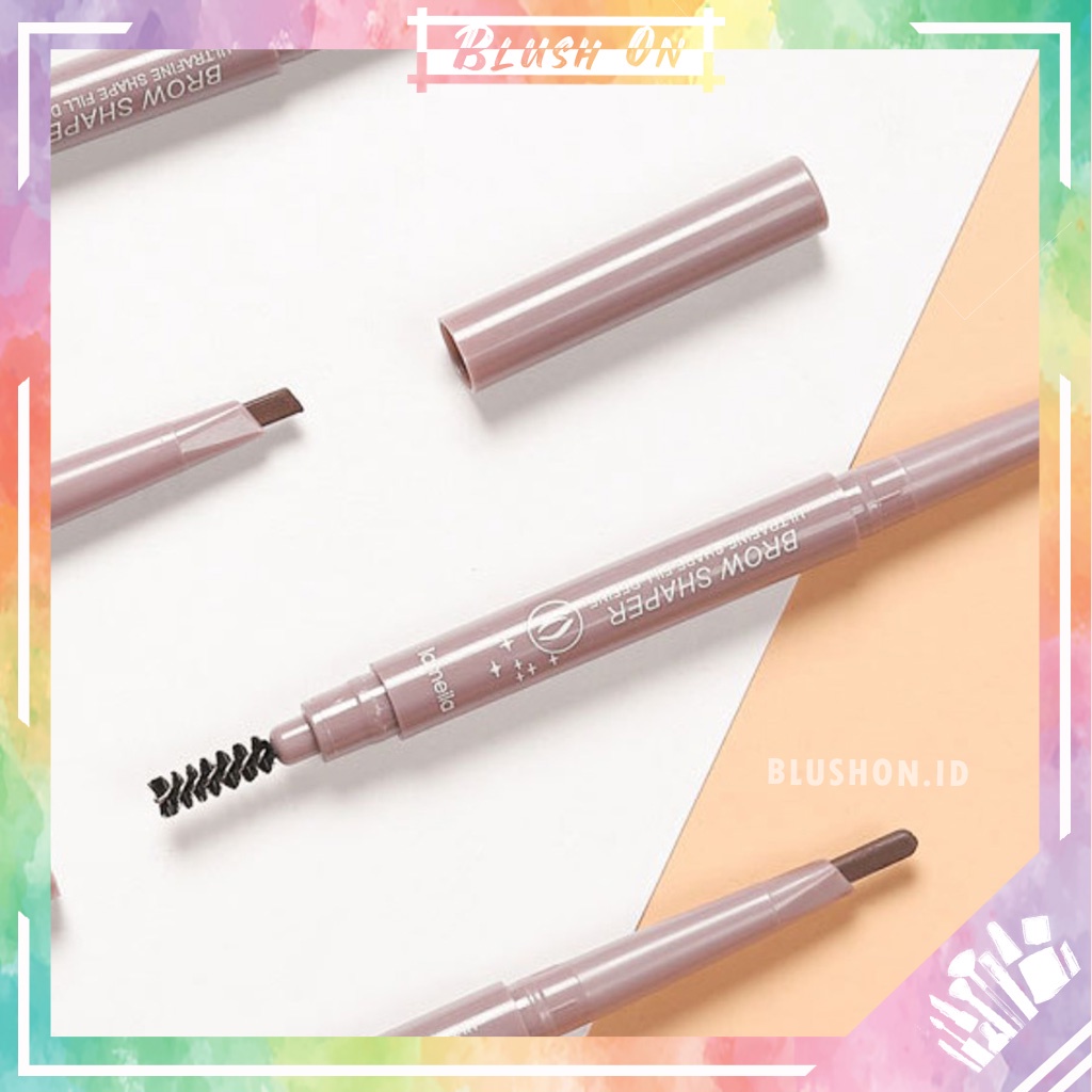 LAMEILA Pensil Alis Kepala Ganda Tahan Air Eyebrow Pencil Waterproof 752