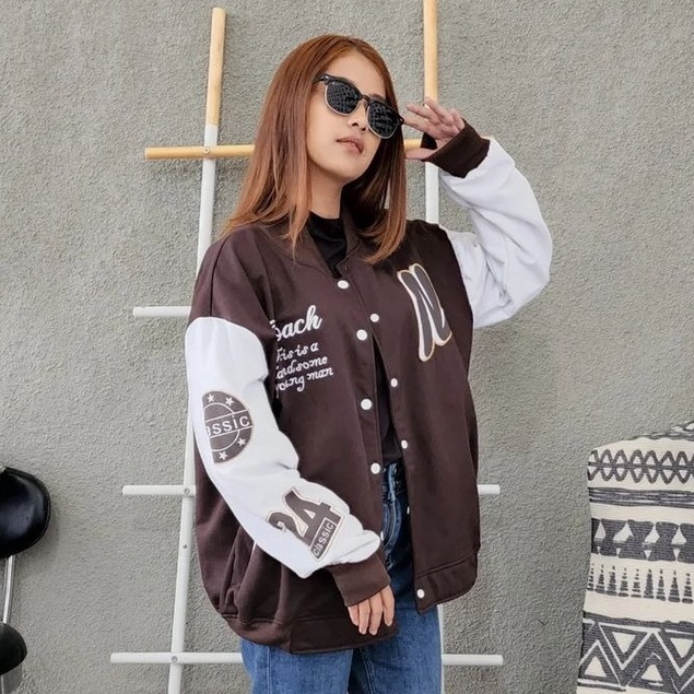 Public - N Baseball XXL - Jaket Baseball Oversize Unisex