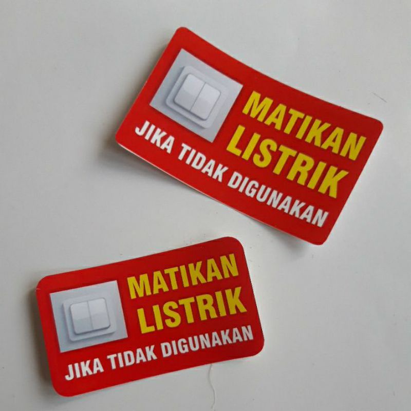 

Stiker Hemat Listrik