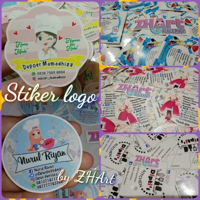 

Stiker logo atau label pengiriman