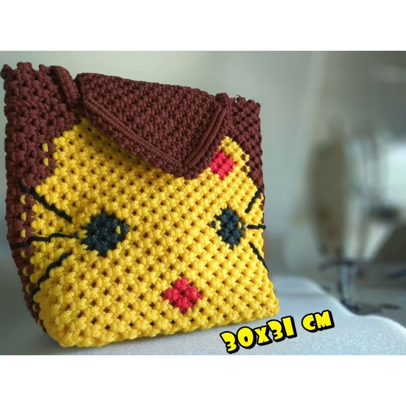 Tas Rajut Talikur Ransel Hellokity