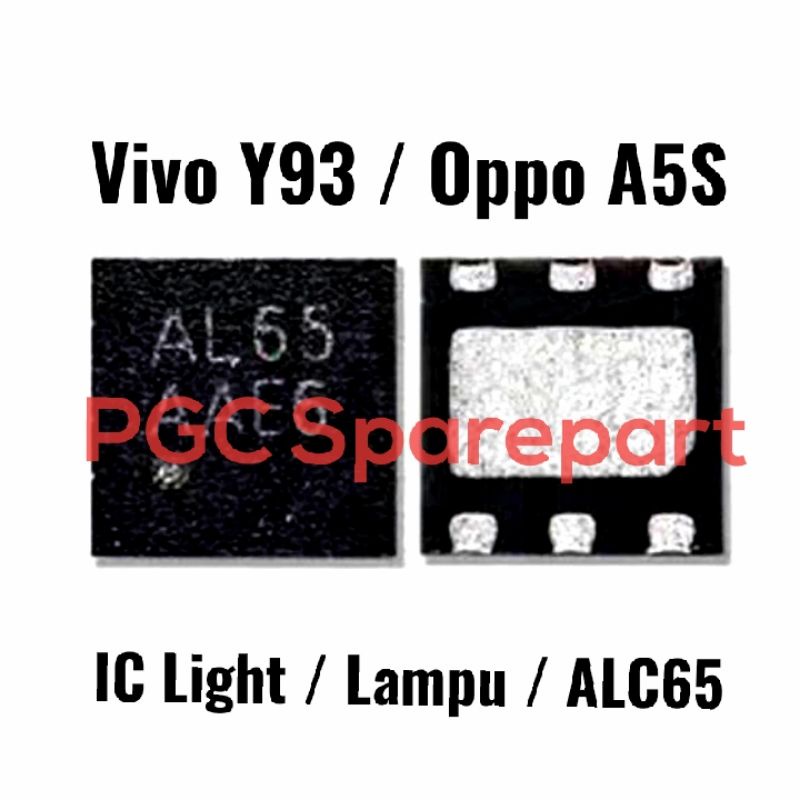 Original New - IC Display Light Lampu Vivo Y93 Oppo A5S