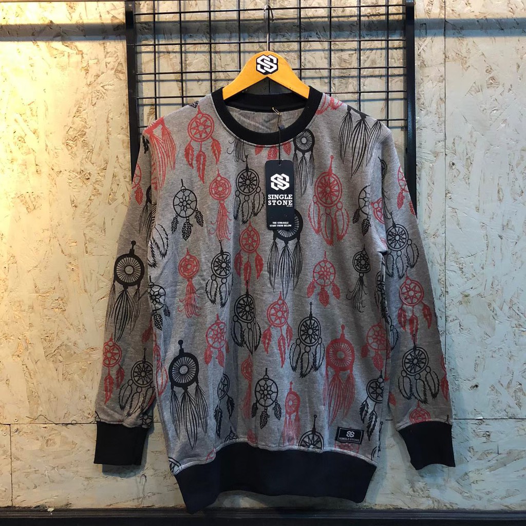 Sweater Pria Deas Off White Beludru Panas Musim Gugur Berkerudung Dingin Remaja Memakai Versi-Motif 16