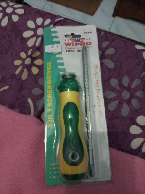 Wipro H1609 Obeng Bolak Balik / Obeng 2 Way