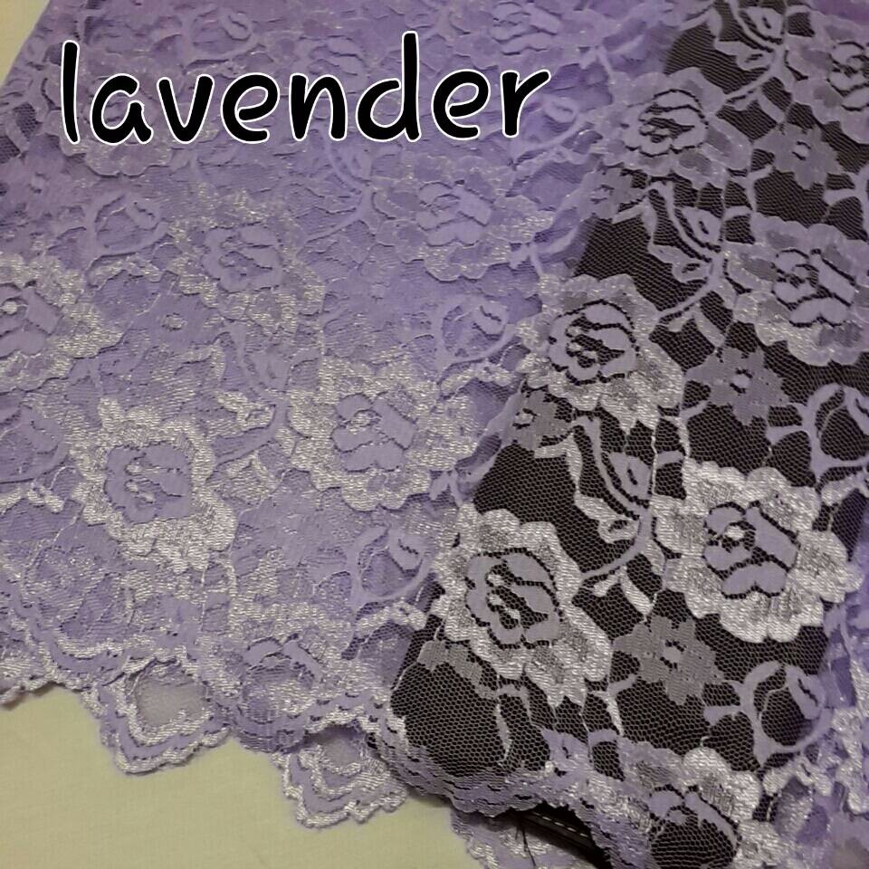 Bahan Kain Brukat Ungu Muda Brokat / Bahan Kebaya Kutu Baru